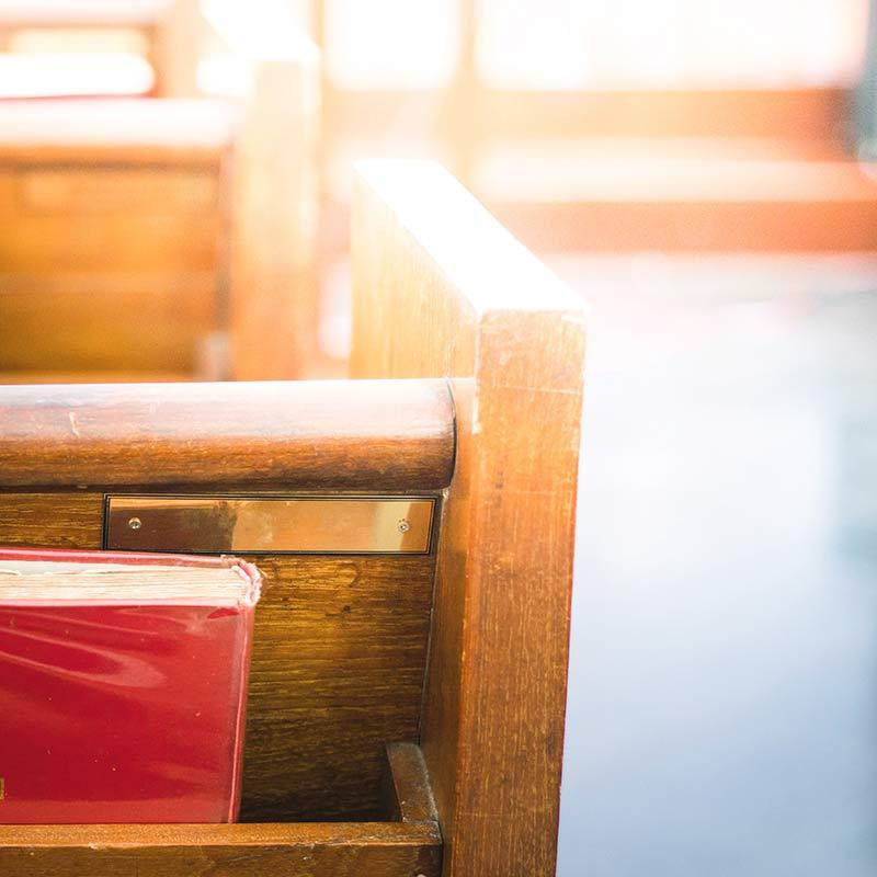 church pew